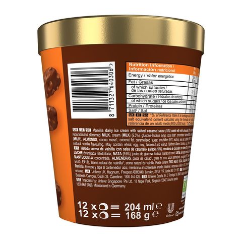 Magnum Bon Bon Salted Caramel & Almond (12 x 17ml) 204ml