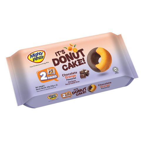 Mighty White Chocolate Orange Donut Cake 2 x 30g