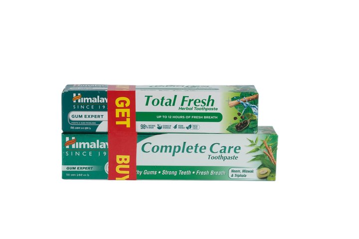 Buy Himalaya Complete Care Toothpaste 135g & Get Free Himalaya Total Fresh Herbal Toothpaste 80g
