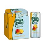 Maison Perrier Magnetic Juice Sparkling - Pineapple & Mango 4 x 250ml (Recyclable)