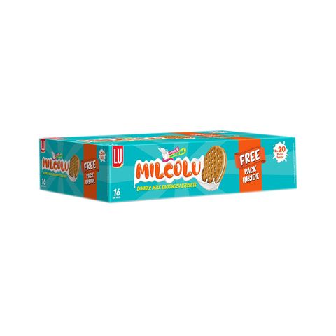 Milcolu Double Milk Sandwich Biscuits 16 Pieces