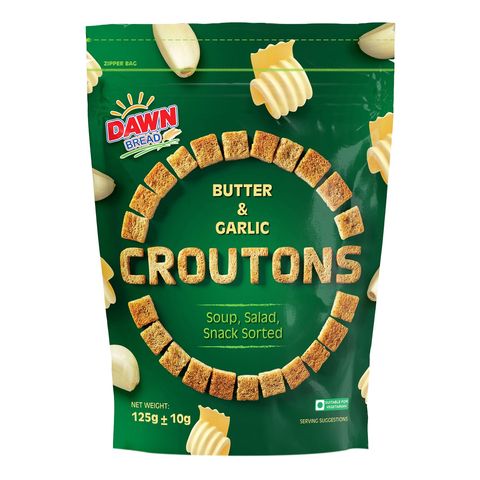 Dawn Bread Butter & Garlic Croutons 125g
