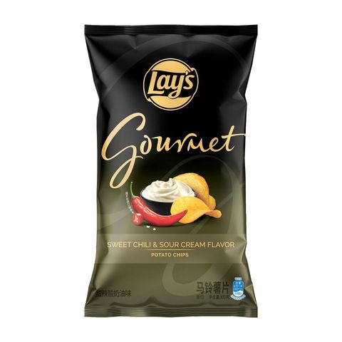 Lay's Gourmet Sweet Chili & Sour Cream Flavour Potato Chips 100g