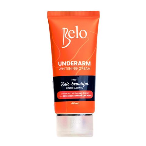 Belo Underarm Whitening Cream 40ml + Free Intense White Deo 40ml (Promo) 1 Set