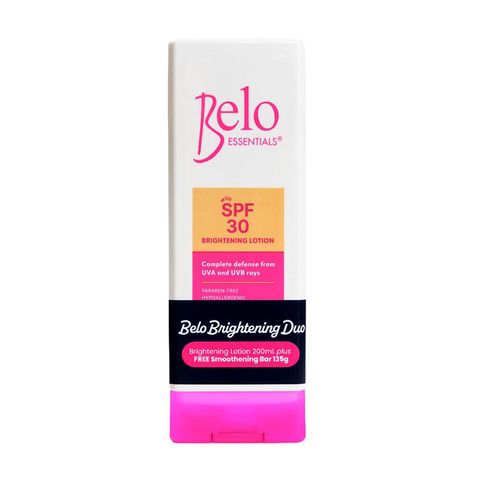 Belo Essentials Lotion SPF 30 200ml + Free Smoothening Bar 135g (Promo) 1 Set