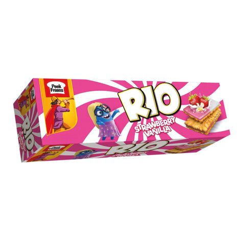 Peek Freans Rio Strawberry Vanilla Family Pack 1 Unit