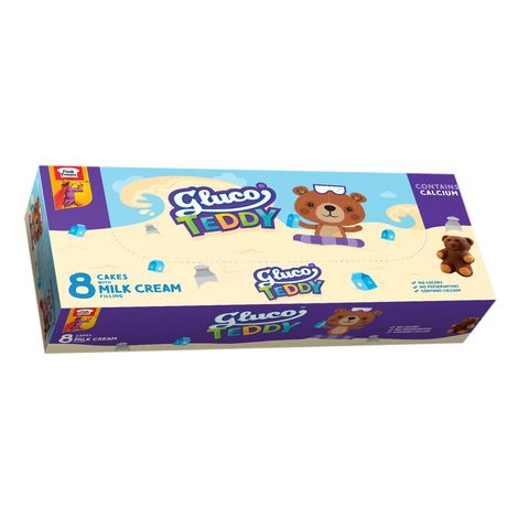 Peek Freans Gluco Teddy Milk Cakes 8 Pieces