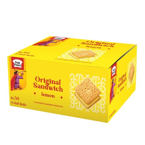 Peek Freans Lemon Sandwich Half Rolls 8 Pieces