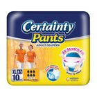 Certainty Lightweight Adult Diaper Pants XLarge 10 Pieces