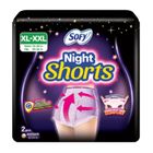 Sofy Night Shorts Heavy Flow Menstrual Pants Diaper (Xl-XXL) 2 Pieces