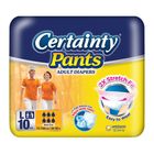 Certainty Lightweight Adult Diaper Pants Large 10 Pieces