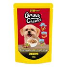 Topbreed Gravy Chunks Chicken and Liver Steak 130g