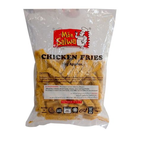 Mon Salwa Chicken Fries Poly Pack 1kg