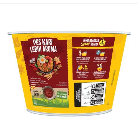 Maggi Syiok Mi Goreng Kari Kaw Bowl 95g