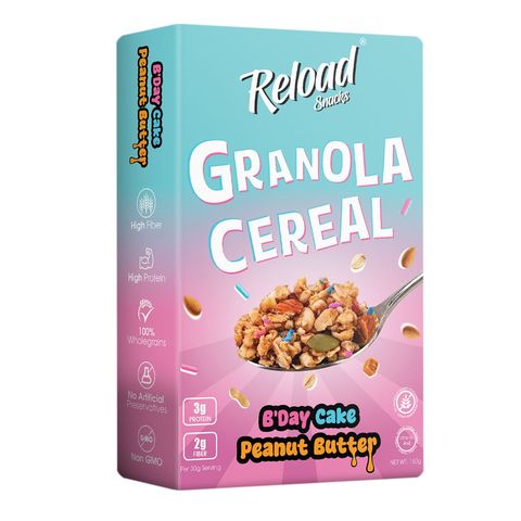Reload B'Day Cake Granola Cereal 150g