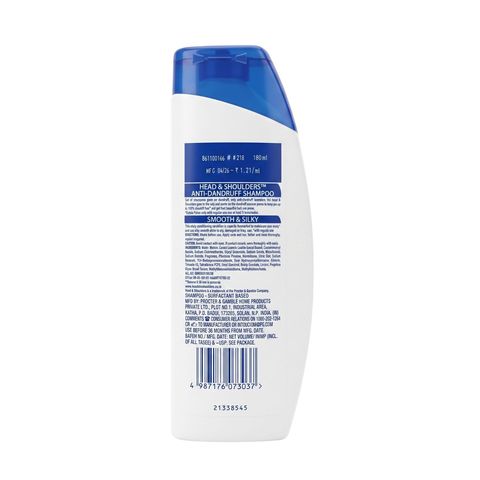Head & Shoulders Shampoo Anti-Dandruff Smooth & Silky 180ml