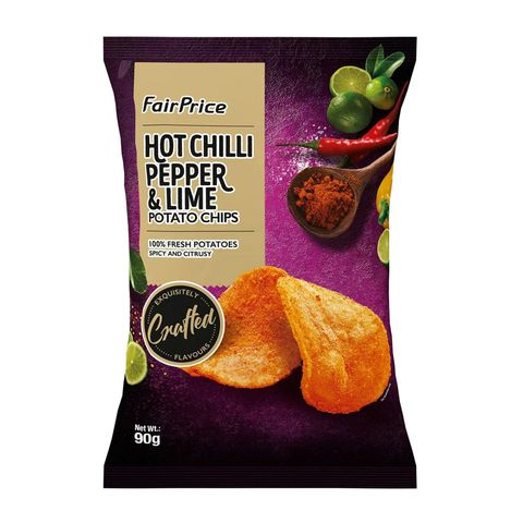 Fairprice Potato Chips Hot Chilli Pepper & Lime 90g