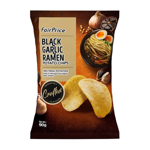 Fairprice Potato Chips Black Garlic Ramen 90g