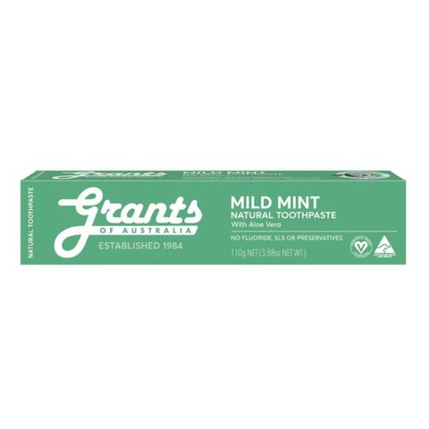 Grant's Toothpaste Mild Mint with Aloe Vera 110g