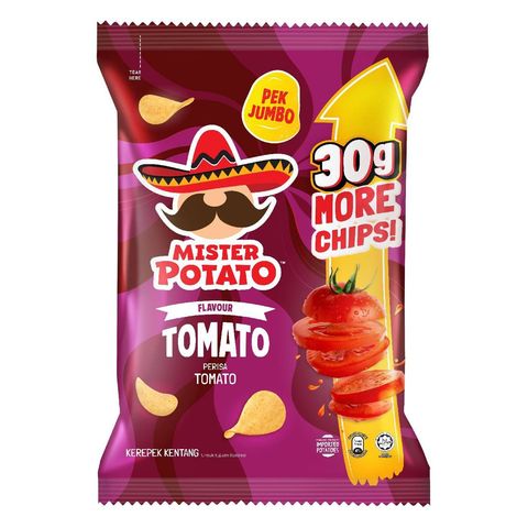 Mister Potato Chips Tomato (+30g Promo) 140g