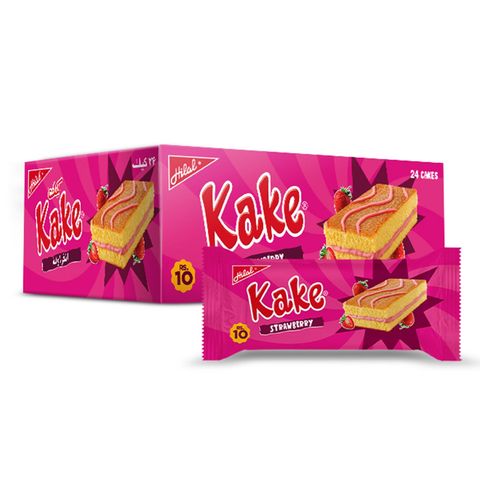 Kake Strawberry Cake 24 Pieces