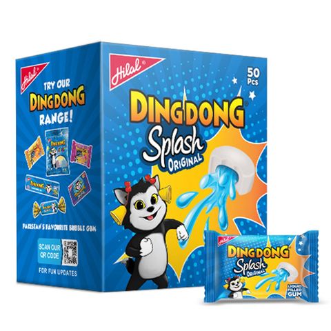 Ding Dong Splash Original Gum 50 Pieces