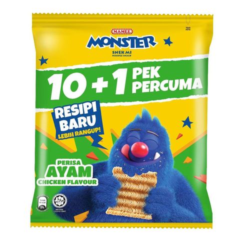 Mamee Monster Family Chicken Pack 11 X 20g