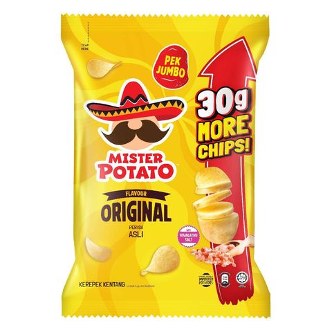 Mister Potato Chips Original (+30g Promo) 140g