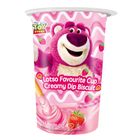 Disney Lotso Creamy Dip Biscuit Strawberry 25g