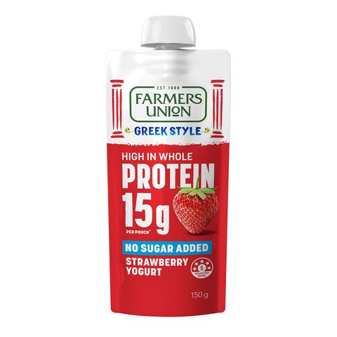 Farmers Union High Protein Pouch Strawberry 150g