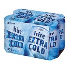 Hite Extra Cold Beer Can 6 x 355ml (Recyclable)