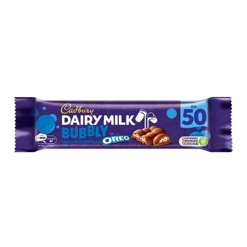 Cadbury Dairy Milk Bubbly Oreo Medium Bar 1 Packet