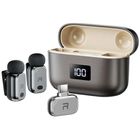 Remax K23 (Type-C) Ai Voice-Changing Mini Wireless Lavalier 2in1 Microphone (255604) (NPL-1/26) 1 Piece