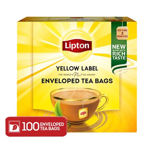 Lipton Black Tea Bags Enveloped 100 Pieces