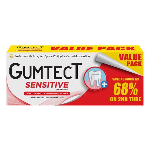 Gumtect Sensitive Toothpaste Value Pack 2 x 100ml