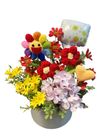 (RDBB-CHAF-M02) Colourful Sunflower & Heart Crochet Bloom Box 1 Unit