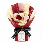 Vintage Red Soap Flower 1 Bouquet