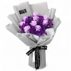 Cupid's Bloom Purple Grey 1 Bouquet